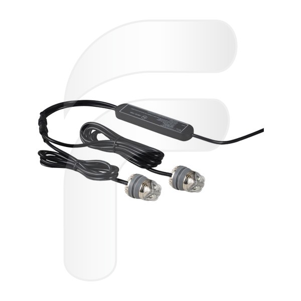 KIT LUZ ESTROBOSCÓPICA LED 9/30V 28X34X24.5 MM